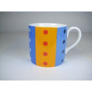 Swid Powell Gene Meyer Stripes Porcelain Ceramic Coffee Mug Thailand